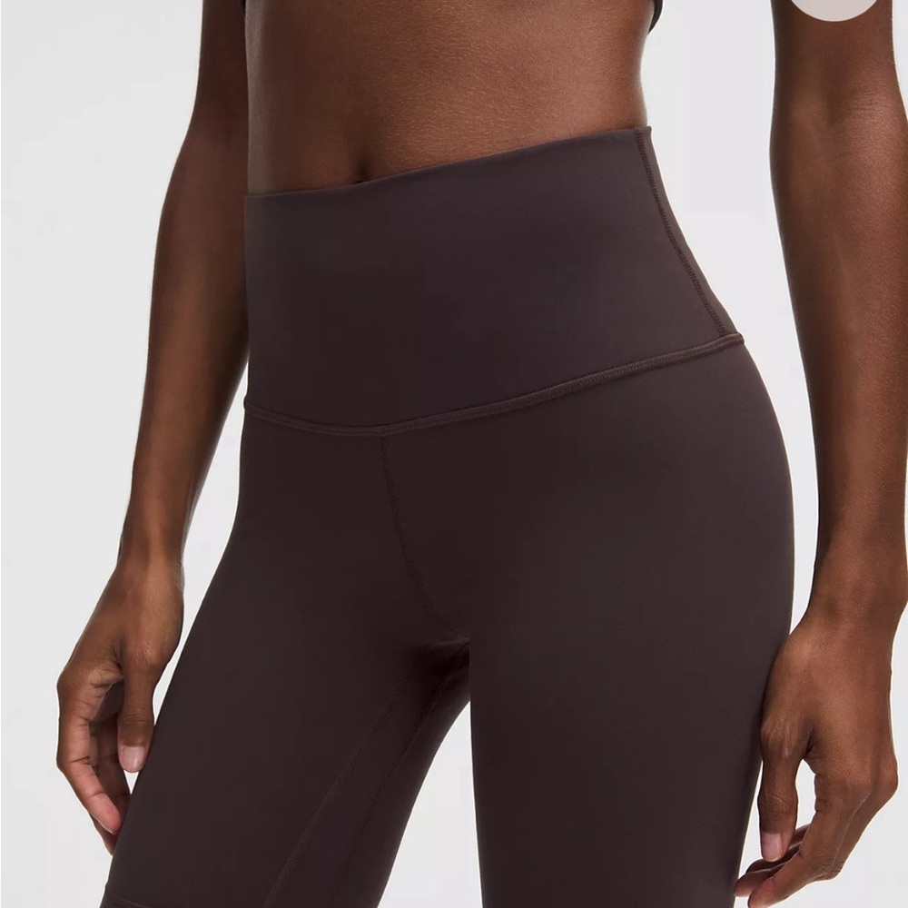Lululemon Athletica Black 8” high waisted shorts